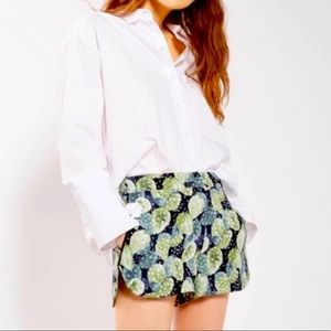 Topshop cactus print shorts